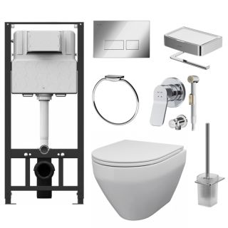 AM.PM Spirit  Комплект унитаз с инсталляцией  CK70HA + набор аксессуаров